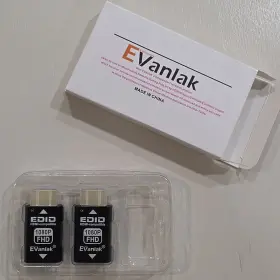 X003fnu17z Evanlak Edid Hdmi Adapter 1080p Fhd 2-pack Black