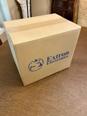 70-1184-08 Extron New Factory Sealed Cable Cubby 1202 Brushed Aluminum No Ac
