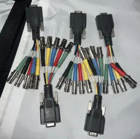 A224w47 Extron A224w47/rab3 Sym Bncf 6 Inch 15pin Hd Male To Bnc Female Mini High 5 Lot