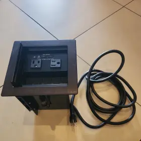 Cubby-500 Extron Open Box Cable Cubby 500 Black Finish Kit With-ac Power/usb