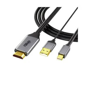 Htmdp-al-2m Fairikabe Hdmi To Mini Displayport Cable 4k 60hz 6.6ft Active 2.0 Mi... Fast Ship
