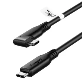 Fg-usb4-150cm-bk Fasgear Usb 4 Cable 240w Thunderbolt Right Angle C To 4.9ft 100w/60w 8k
