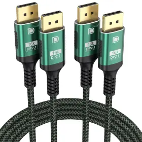 Fe074-17 Femoro Displayport Cable 2.1 6ft 2 Pack Display Port Cables 16k 30hz 8k 60hz