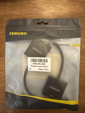 X003crl Femoro Mini Display Port To Dvi Adapter Converter - 2 Piece / Lot