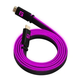 Floating Grip Trading Aps 713474051069 Premium Hdmi Cable With Led Light V2.1 High Speed 8k 60hz Ethernet