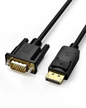 Me-1101 Foboiu Display Port To Vga Cable 3ft Displayport Dp Adapter Cord 3 Feet