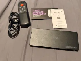 Hd8248fv Fosmon 5 In 1 Out Hdmi Splitter With Remote 2.0 4k 60hz Free Shipping