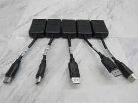 481408-004 Foxconn 481408-001 5 Lot - Hp 8 Inch Dp Display Port To Vga Adapter Cable #2