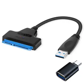 Frigraf 762736223602 2in1 Sata To Usb 3.0 Cable Adapter Compatible For 2.5 Inch