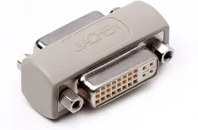 Fruzelg 313049462426 Dvi Coupler Female To Gender Changer Bulkhead Mount Adapter Beige Nick
