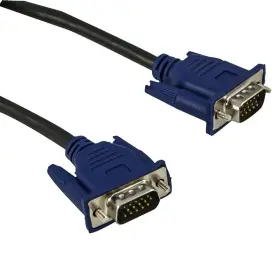 Fullink 038556953351 Blue Connectors Hd15 Male To Svga Vga Long Video Monitor Cable - 3 Feet