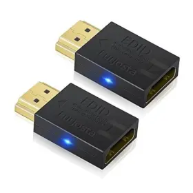 4k-2p Furjosta 4k Hdmi Edid Emulator Passthrough Adapter Coupler Dummy Plug For Computer