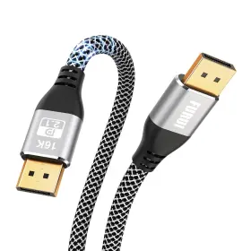 092233 Furui Vesa Certified Displayport 2.1 Cable 6ft 80gbps 16k 60hz Pro-6feet Grey
