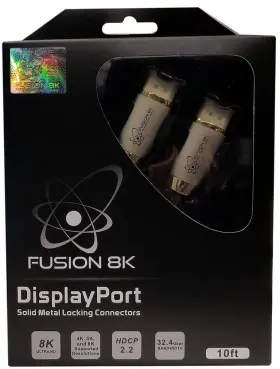 Fusion8k 611745971724 Displayport Cable - Professional Series Gaming Monitor Dp 10 Feet