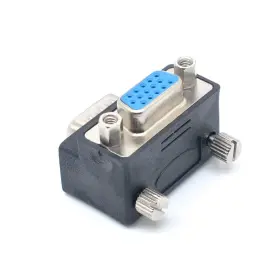 Db15 Ganasome 742404319363 Right Angle Female Vga To Male Cable Adapter - 90 Degree Connector #3