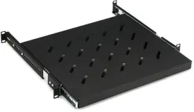 Gator 716408537566 Rackworks Universal Rack Mounting 1u Sliding Shelf With 13.8 Inch Depth G