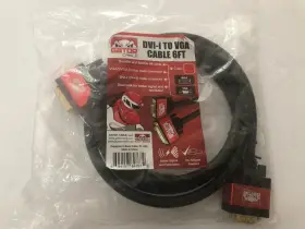 Gator Cable 694157847672 Dual Link To Vga Dvi 6ft - Black