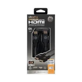 48720 Ge Ultrapro Premium Certified Hdmi Cable 6ft 4k Uhd Gray Gold-plated Ethernet