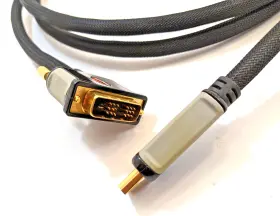 Gs-dvidl8 Geek Squad 8ft Elite Dvi To Hdmi Cable Protective Heavy Duty Model Gs-dvhd8 #3
