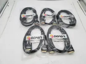Gefen 845344060866 Lot Of 5 Dual Link Dvi Copper Cable 6ft -cab-dvic-dln-06mm-845344060866