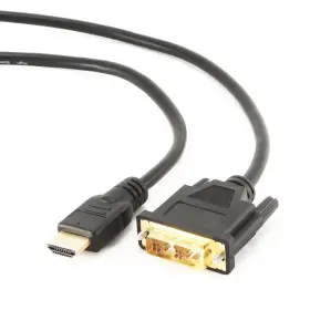 Hdmi-dvi-10  Gembird -hdmi-dvi-10 3m Hdmi To Dvi Cable With Gold Plated Connectors