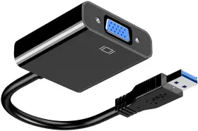 Fx232 Getwiredusa. Usb To Vga Dual Video Screen Adapter Cable Laptop Computer Monitor External Card