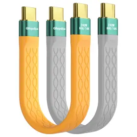 Go912k2 Gfopdba Short Usb C Thunderbolt 5 Cable Compatible 5.2 Inch 2 Pack 80gbps 120gbps B