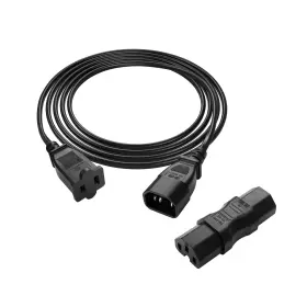 Gintooyun-2.2m-c14-c13-n15r Gintooyun Iec 320 C14 Male To Nema 1-15r Female Splitter Adapter Cable With 1 Gintooyun-2.2m-c14-c13-n15r Gintooyun Iec 320 C14 Male To Nema 1-15r Female Splitter Adapter Cable With 1