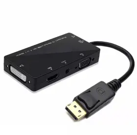 Gns 074276882196 Displayport 1.2a To 4k Hdmi Dual Link Dvi Vga Passive Adapter 4 In 1 With Audio