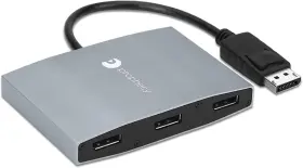 Gofanco 818354020533 1x3 Displayport 1.4 To Dp Mst Hub/splitter Pro-mstdp3dp14