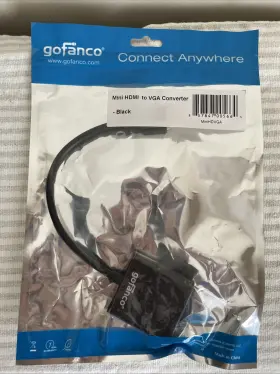 Gofanco 857847005664 Lot Of 5 Hdmi To Vga Gold-plated Adapter