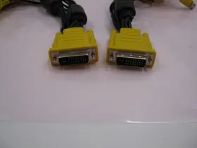 8dyg90-gr Goldenram Lot Of 2 Dvi Male To Bnc Female Breakout Cable 16 1 Rca #2