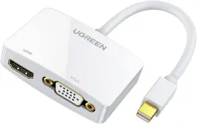 Group Limited 744110526233 Mini Displayport To Hdmi Vga Adapter 4k Thunderbolt 2 In 1 Dp Co