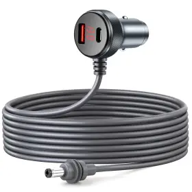 Gtaywell 739757226714 Starlink Mini Cable 3-in-1 Car Adapter With Digital Display Durab