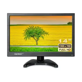 Hw-14moni-1366 Haiway 14 Inch Security Monitor 1366x768 Resolution Small Pc Built-i