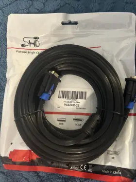 X001ao6qqwr Hd High Quality Cables Vga Cable Shd 25 Feet. Brand New For Computer