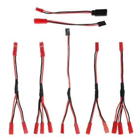 7jst Heymi 7 Piece Jst Connector Set Parallel Adapter Male Female Y Cable Harness