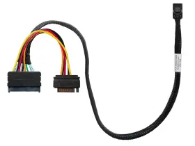 8643-8639-50 Highpoint Cable - Sff-8643 To U.2 Sff-8639 Connector With 15-pin Sata Powe