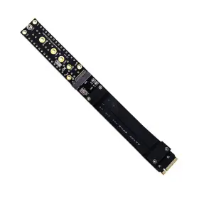 Hlt 760635875762 M.2 Nvme Ssd Extension Cable Pcie 3.0 X4 Key M Ngff Extender Adapter