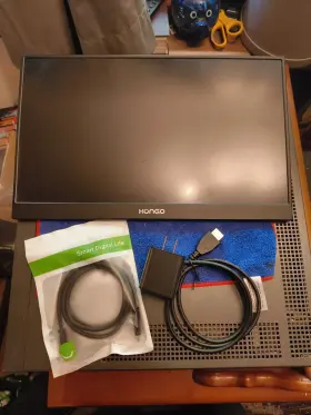 B0cq7km78w Hongo 14 Inch Display Usb C Mini Hdmi With Adapter And Cables Working