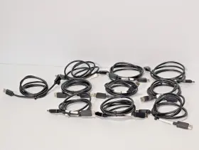 E2466588 Hotron Lot Of 10 Display Port Cables Style 20276 Vw-1 Awm 80 C