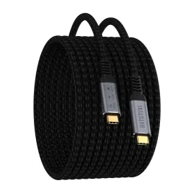 Zh0202 Hotutuki Extra Long Data Cord 16.5ft With Thunderbolt 4/3 Type C To Usbc 3.2 Mo
