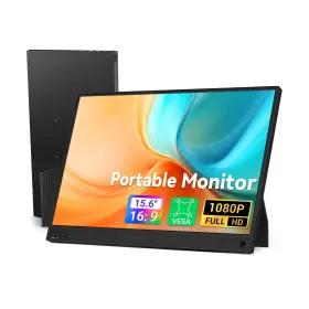 P156a02c Hotyeah Portable Monitor 15.6-in 1080p Fhd Laptop Usb-c Hdmi Externa