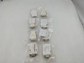 209815-001 Hp Lot Of 8 - Dvi-i-male To Vga-female White Converter Adapters