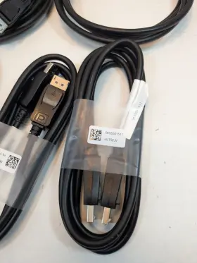 5k5s501511 Hp Lot Of 5 New Display Port Displayport Male To Cables 6ft #2