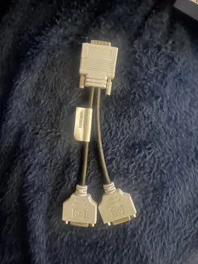 338285-009 Hp 735899041697 Dms-59 To Dual Dvi-i Y Splitter Adapter Video Cable