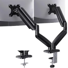 Huanuo 840478831146 Dual Monitor Mount Mounts 2 Screens Up To 32 Inch Holds 22 Lbs Per A