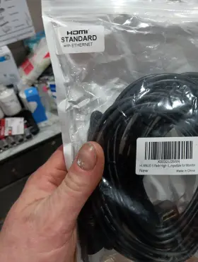Hn-hc06-5-4k Huanuo 5 Pack Of Hdmi Cords/cables 6ft Long-high Speed 2.0 With 90 Degree Adapter-new #2