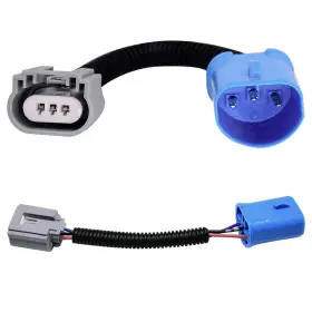 9004 Huiqiaods 606098297829 9007 Hb5 Male To H13 9008 Female Ceramics Connector Wire Wiring Harnes A
