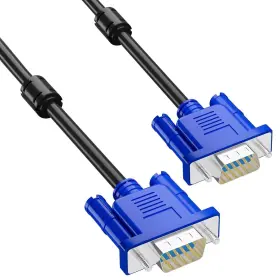 Vga-a-a2p Hyangqu 5ft Vga Cable 2-pack Male To Monitor Cord For Pc Laptop Blue